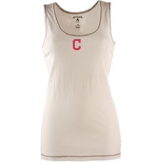 Antigua Cleaveland Indians Womens Sport Tank   Size: Large, White (ANT IDN W