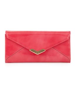 Continental Envelope Wallet, Lipstick Pink   Elaine Turner