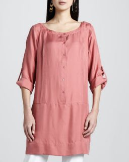 Womens Tunic/Dress, Petite   Eileen Fisher   Coral (PL (14/16P))