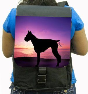 Rikki KnightTM Boxer Dog At Sunset Back Pack