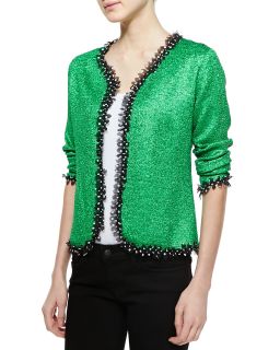 Womens Reversible Petal Trim Jacket, Petite   Berek   Green multi (PM (8/10))