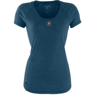 Antigua Houston Astros Womens Pep Shirt   Size: Large, Navy/heather (ANT ASTRO