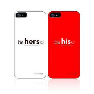Head Case Im Yours Couple His Plus Her Design Back Case Cover For Apple iPhone 5 Cell Phones & Accessories
