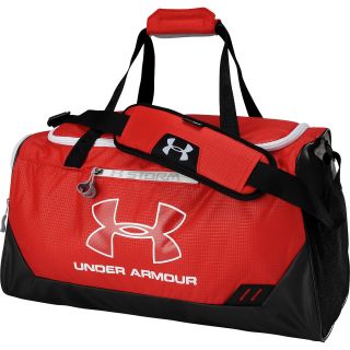 UNDER ARMOUR Hustle Duffle   Small   Size: Small, Red/black