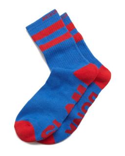 Slam Dunk Mens Socks, Red/Blue   Arthur George by Robert Kardashian   Red