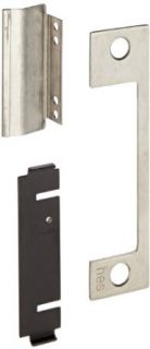 HES Stainless Steel TD Faceplate for HES 1006 Series Electric Strikes for Use with Mortise Lockset with 1" Deadbolt and Center Lined Deadlatch, Satin Stainless Steel Finish: Industrial Hardware: Industrial & Scientific