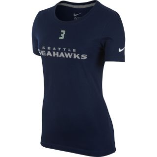NIKE Womens Seattle Seahawks Russell Wilson Name And Number Short Sleeve T 