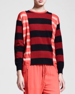 Womens Block Stripe Tunic Sweater   Stella McCartney   Multi colors (42/8)