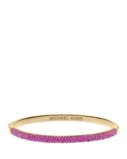 Camille Pave Bangle, Berry/Golden   Michael Kors   Berry/Gold (ONE SIZE)