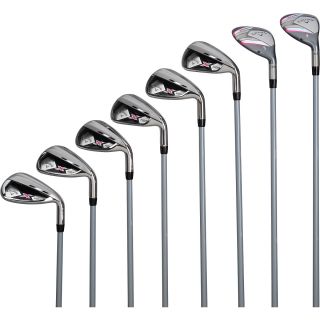 CALLAWAY Womens X Hot N14 Hybrid/Iron Set   4H,5H,6 PW,AW   Right Hand   Size: