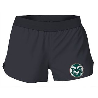 SOFFE Womens Colorado State Rams Woven Shorts   Size L, Black