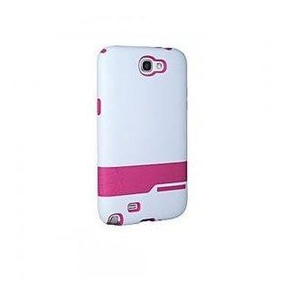 Body Glove Samsung Galaxy Note II Diamond Brushed Case   White / Raspberry   Samsung GALAXY Note II Case, Cover Cell Phones & Accessories