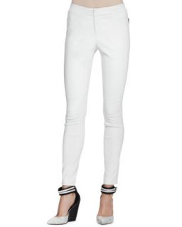 Womens Beryl Skinny Leather Pants   J Brand Ready to Wear   White (8)