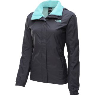 THE NORTH FACE Womens Resolve Rain Jacket   Size: L, Greystone Blue