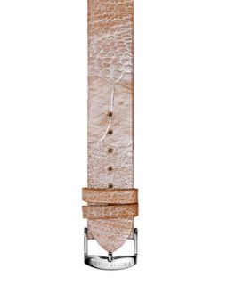 20mm Large Ostrich Strap, Champagne   Philip Stein   Champagne (20mm ,LARGE )