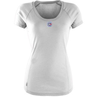 Antigua Toronto Blue Jays Womens Pep Shirt   Size: Medium, Dk Royal/heather