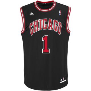 adidas Mens Chicago Bulls Derrick Rose Replica Alternate Road Jersey   Size: