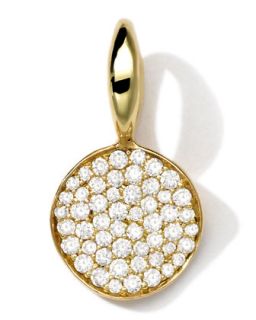 18k Gold Small Charm with Diamonds   Ippolita   Gold (18k )