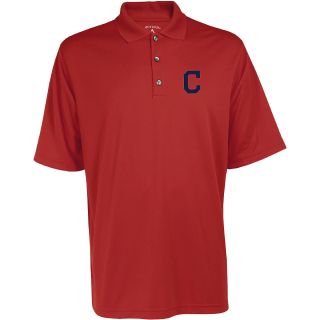 Antigua Cleveland Indians Mens Exceed Polo   Size: Large, Dark Red (ANT INDN