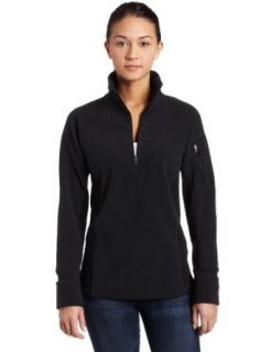 Columbia Women's Just Right Fleece 1/2 Zip Jacket, Black, Large: Sports & Outdoors
