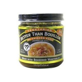 Better Than Bouillon, No Chicken Base, Vegan Certified 8 oz. : No Chicken Broth : Grocery & Gourmet Food