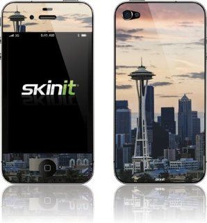 Scenic Cities   Seattle Space Needle and Mount Rainier at Sunrise   iPhone 4 & 4s   Skinit Skin: Cell Phones & Accessories