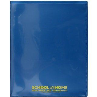 StoreSMART   School / Home Folders   Metallic Blue   10 Pack   Archival Durable Plastic   Homework and Information   SH900SV MB10 : Project Folders : Office Products
