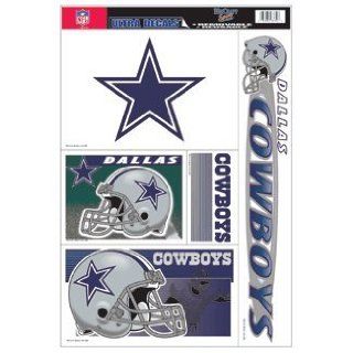 Dallas Cowboys Static Cling Decal Sheet : Sports Fan Automotive Accessories : Sports & Outdoors