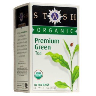 Stash Tea Organic Darjeeling Green Tea, 18 Count Tea Bags in Foil (Pack of 6) : Herbal Teas : Grocery & Gourmet Food