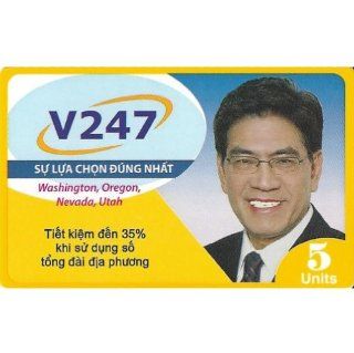 $5 V247 Prepaid Phone Card (International   5 Pack): Everything Else