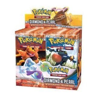 Pokemon Diamond & Pearl Mysterious Treasures Booster Pack Lot (3 Packs   10 Cards/Pack) Children, Kids, Game: Toys & Games