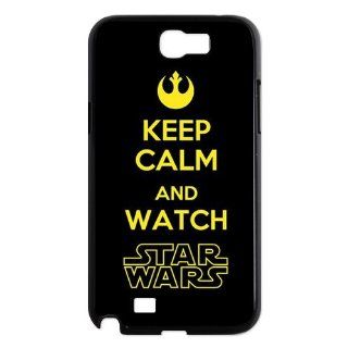 GoshoppingGo Keep Calm And Watch Star Wars Samsung Note2 N7100 Best Durable Cover Case: Cell Phones & Accessories