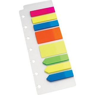 M by™ Arc System Page Flags, Assorted Colors, 2 1/2” x 7 1/2”