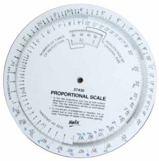 5" Dia Circular Scale Lets You Reduce or Enlarge in Proportion. : Drafting Tools : Office Products
