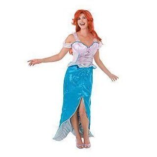 Disney Store Princess Ariel The Little Mermaid Deluxe Ladies Costume Adult M 8 10: Clothing