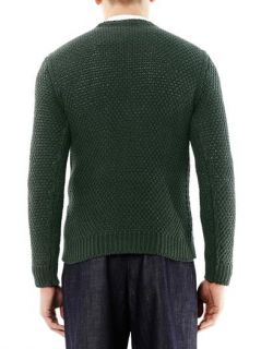 Slip stitch knit linen sweater  J.W. Anderson  MATCHESFASHIO