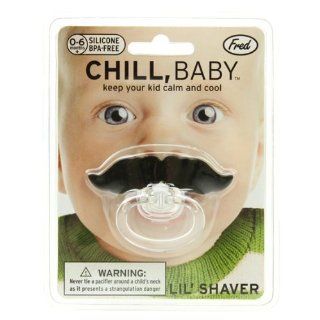 CHILL BABY Mustache Pacifier : Baby Eating Utensils : Baby