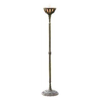 Royal CI Pedestal Torch : Landscape Torch Lights : Patio, Lawn & Garden