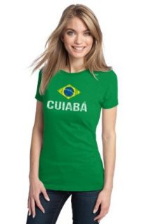 CUIABA, BRAZIL Ladies' Vintage Look T shirt / Brazilian City in Mato Grosso: Clothing