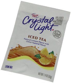 Crystal Light (Makes 2 Gallons) Iced Tea Mix, Natural Lemon Flavor, 1.4 Ounce Packages (Pack of 4) : Grocery & Gourmet Food