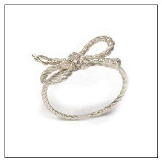 Forget Me Knot Ring Material: Sterling Silver, Size: 7: Jewelry