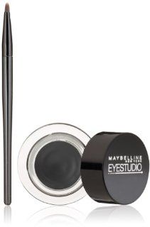 Maybelline New York Eye Studio Lasting Drama Gel Eyeliner, Blackest Black 950, 0.106 Ounce : Eye Liners : Beauty