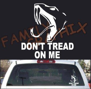 Don't Tread on Me Gadsden, tea Party SNAKE HEAD Vinyl Decal 12"x7.5 : Other Products : Everything Else