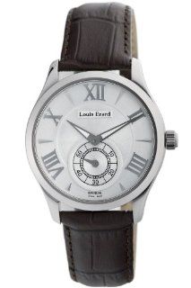 Louis Erard Men's 47207AA21.BDCL21 1931 Automatic Silver Dial Brown Leather Watch: Watches