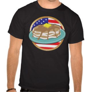 Pancake American Flag T Shirt