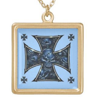 Evil Skulls Iron Cross 2 Custom Jewelry