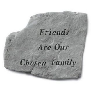 Friends Are Our Chosen Family Garden Stone   Garden & Memorial Stones