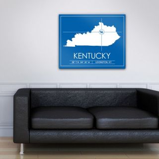 University of Kentucky Map Wall Art   DO NOT USE
