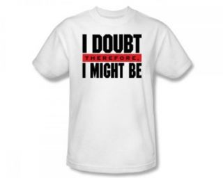 I Doubt Therefore I Might Be White Adult Shirt ATA318 AT Clothing