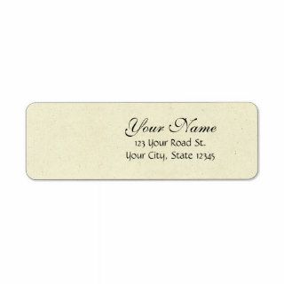 Customizable Wedding Invitation Sets Return Address Label